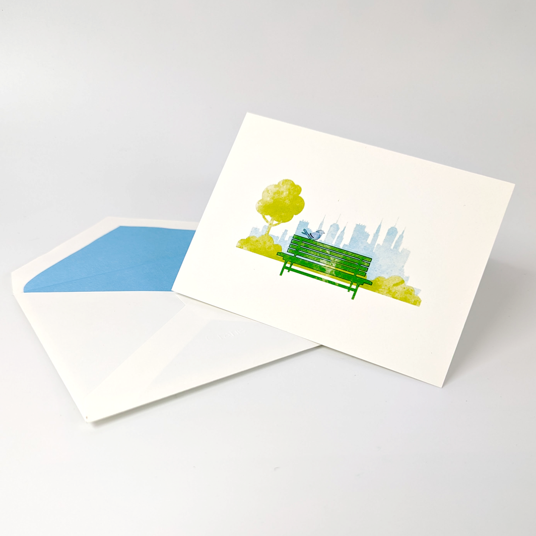 Crane "Perfect Day" Notecard Set w/ Lined Envelopes (10 ct)