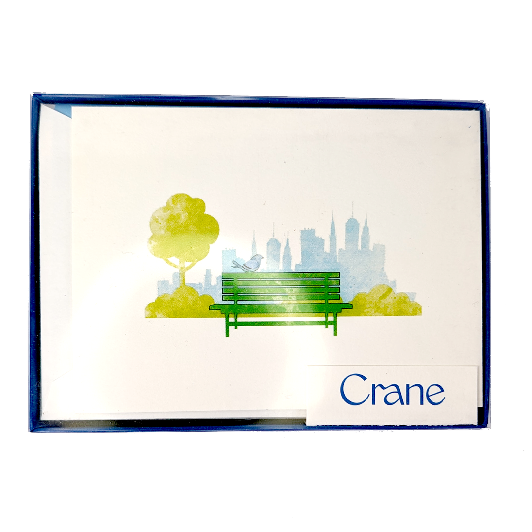 Crane "Perfect Day" Notecard Set w/ Lined Envelopes (10 ct)