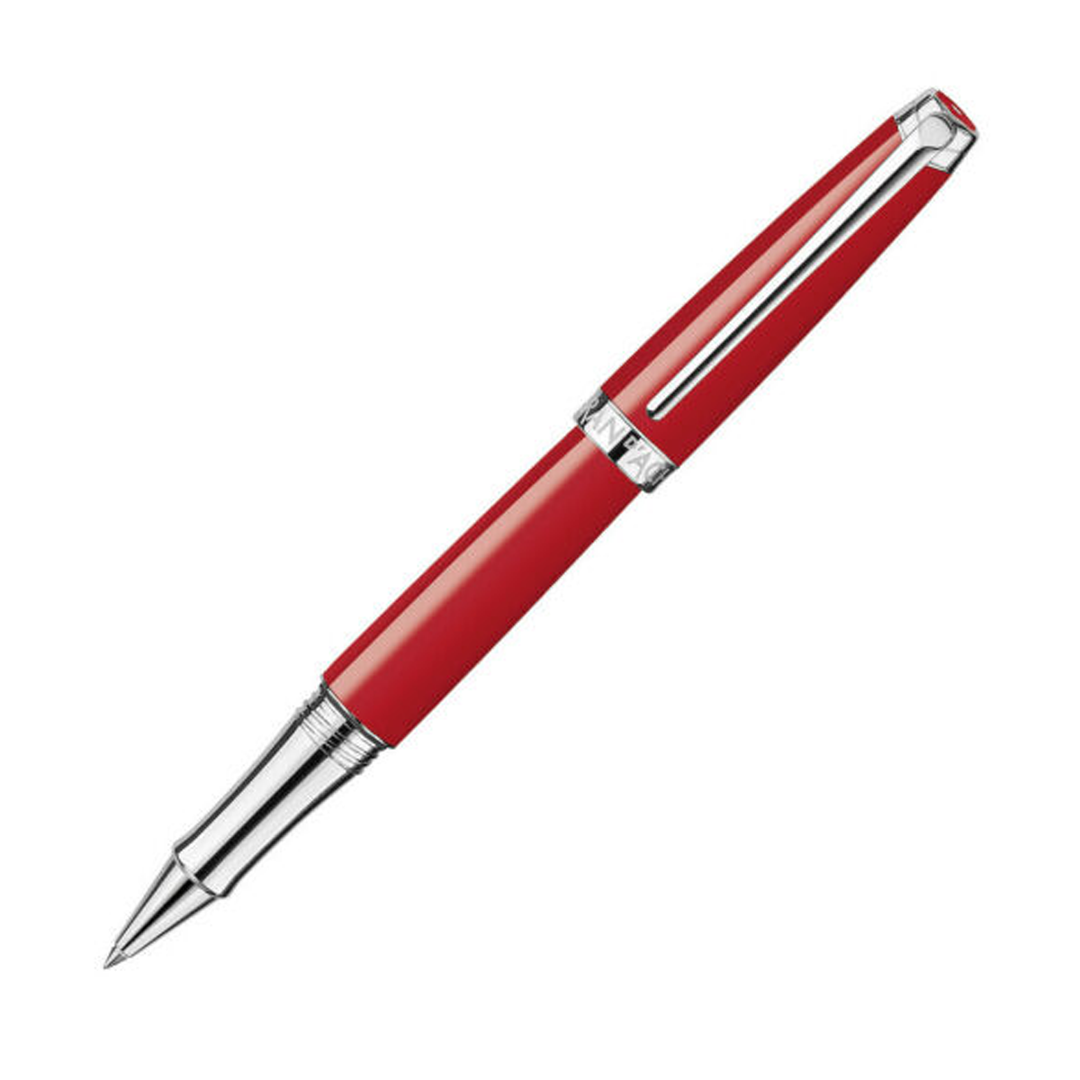 Caran d'Ache Leman Scarlet Red Red & Silver Rollerball