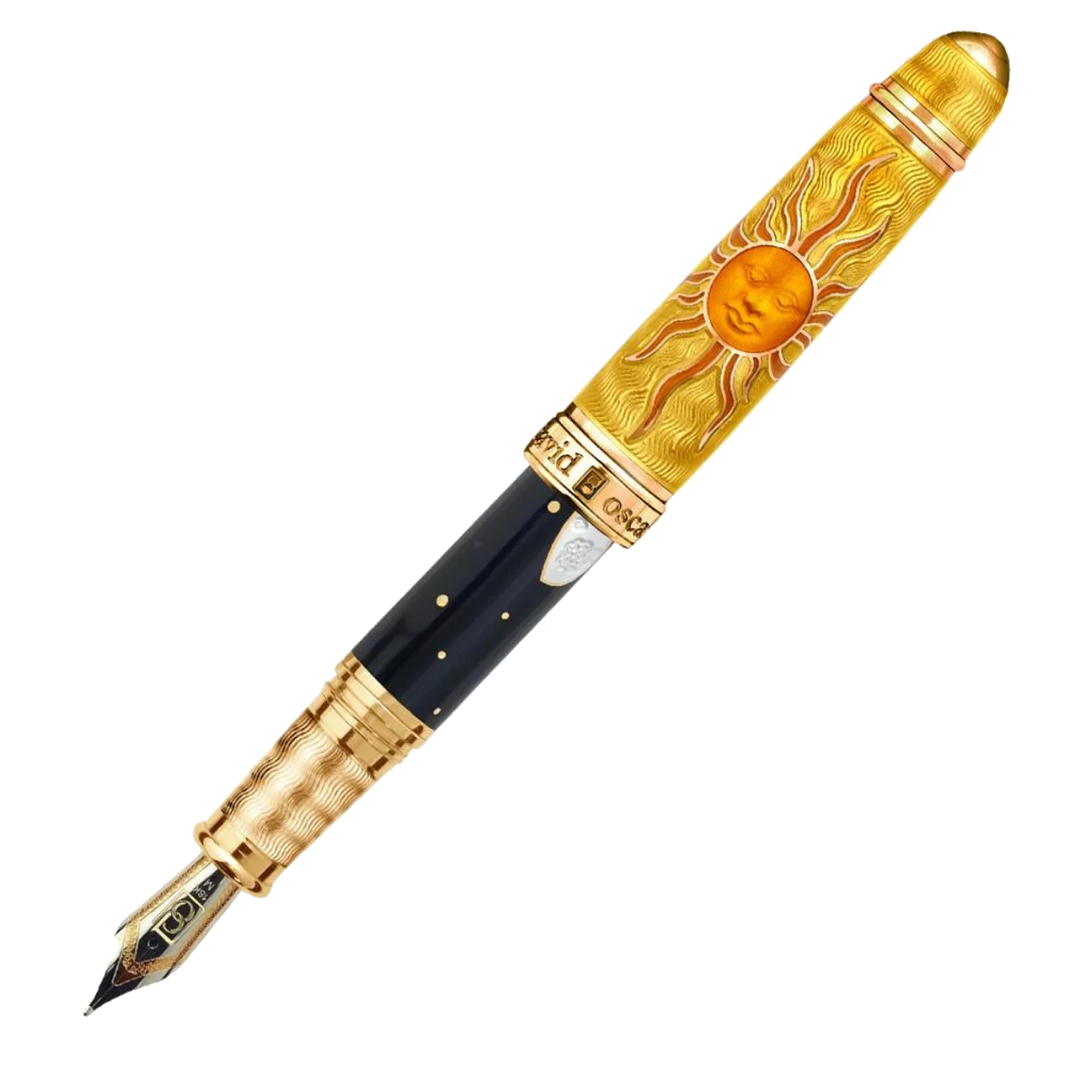 David Oscarson Celestial Golden Yellow Pen