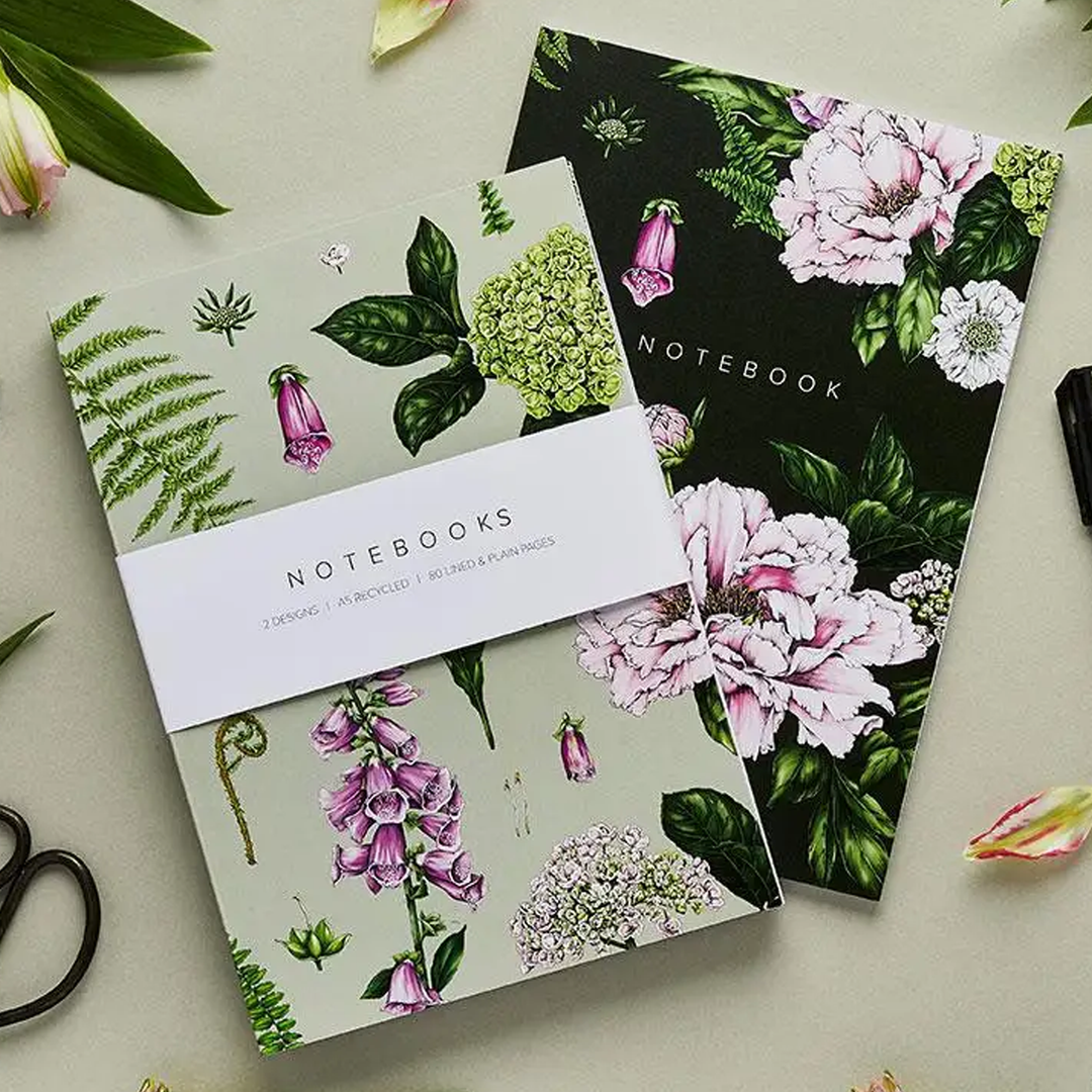 Summer Garden Softcover Notebooks A5