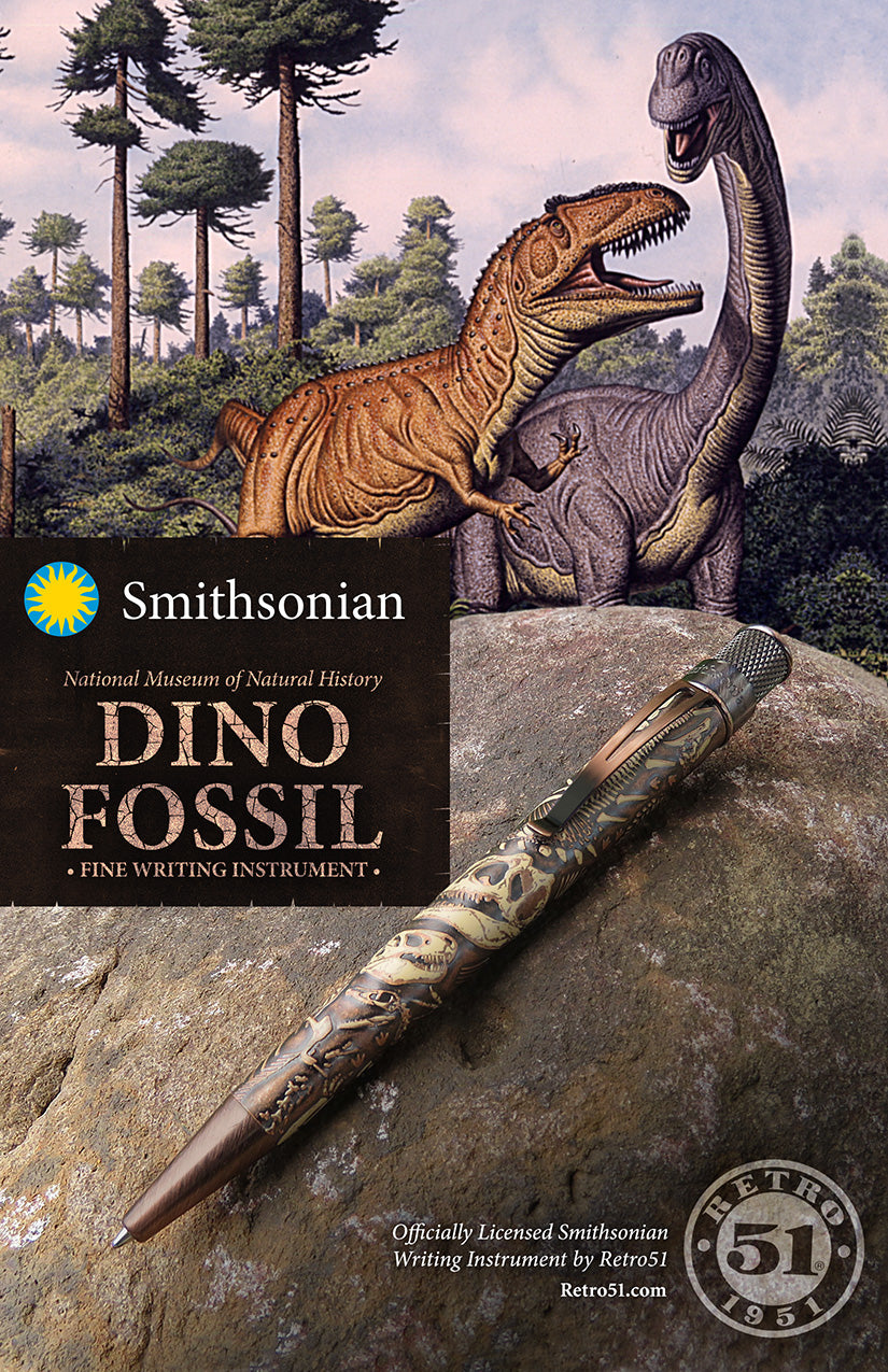 Retro 51 Smithsonian Dino Fossil - Rollerball