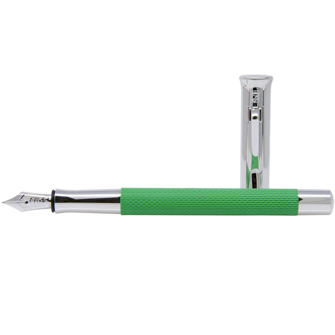 Graf von Faber-Castell Guilloche viper green fountain pen: details and price