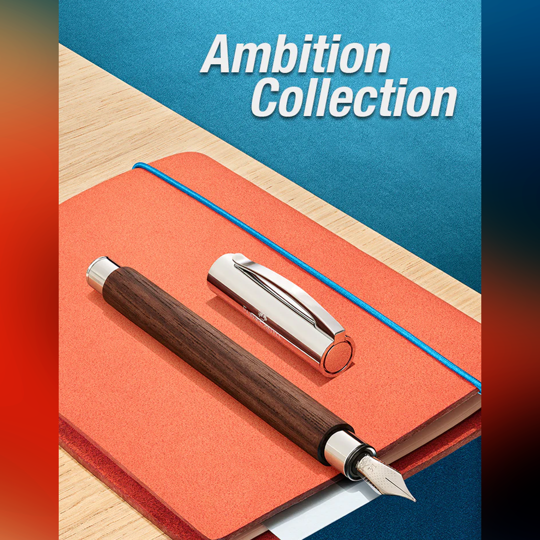 Faber-Castell Ambition Opart Black Sand Ballpoint Pen