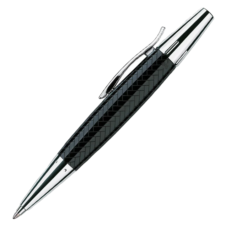 Faber-Castell E-Motion Precious Resin II - Parquet Black Ballpoint Pen