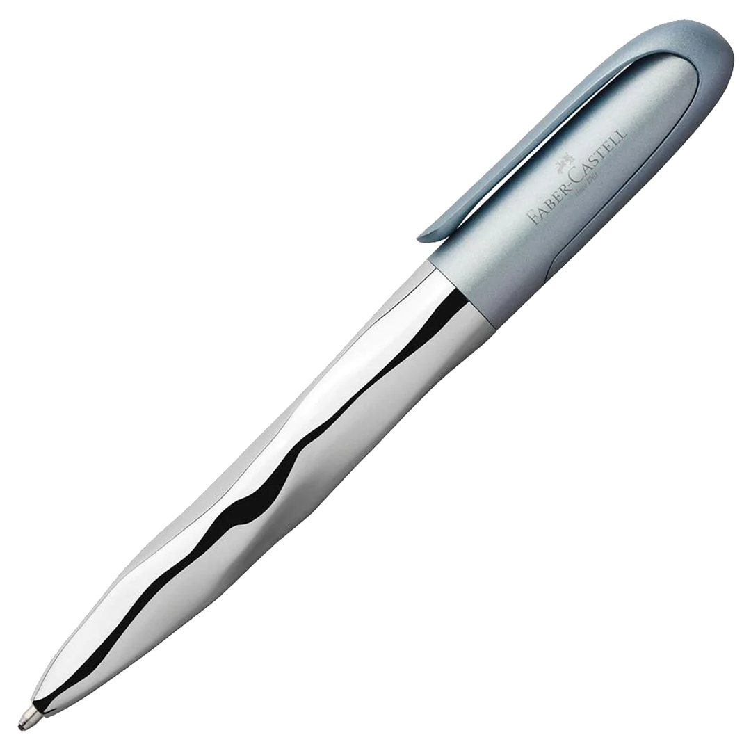 Faber-Castell N'Ice Metallic Light Blue Ballpoint Pen