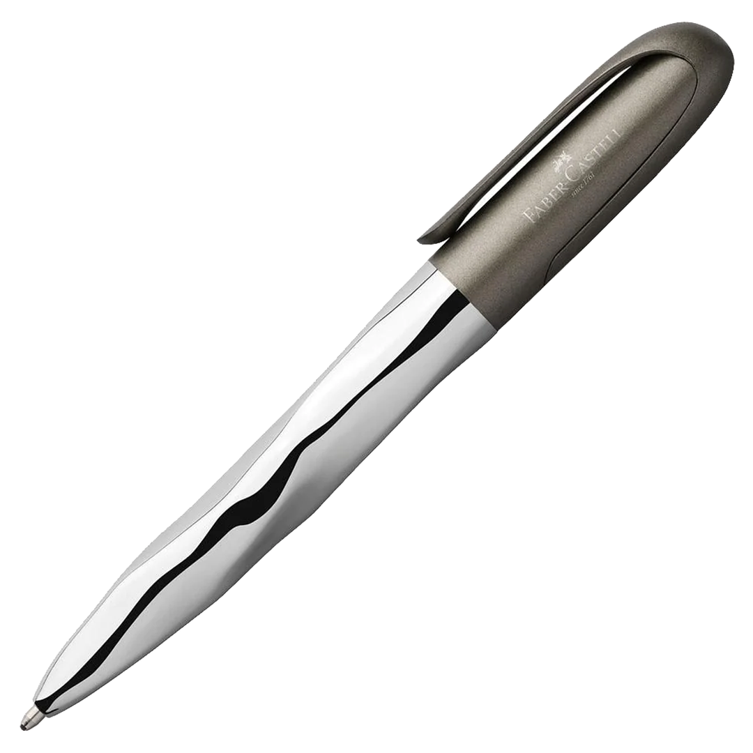 Faber-Castell N'Ice Metallic Grey Ballpoint Pen