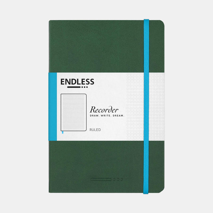 Endless Recorder A5 Notebook  –  Forest Canopy