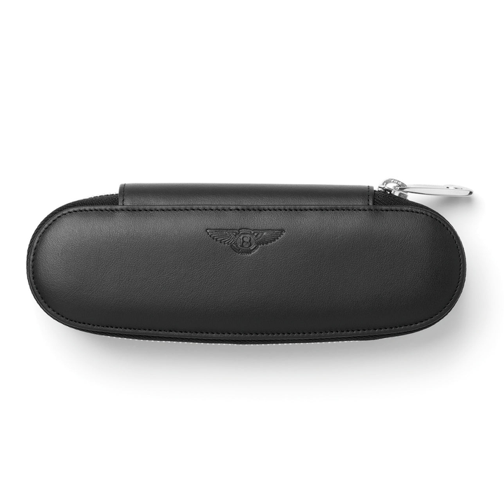 Graf von Faber-Castell Bentley Case in Black with Zipper For 2 Pens