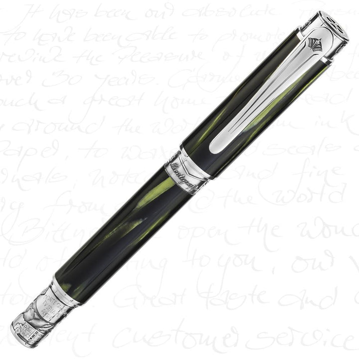 Montegrappa Limited Edition Ernest Hemingway Soldier Silver Rollerball Pen