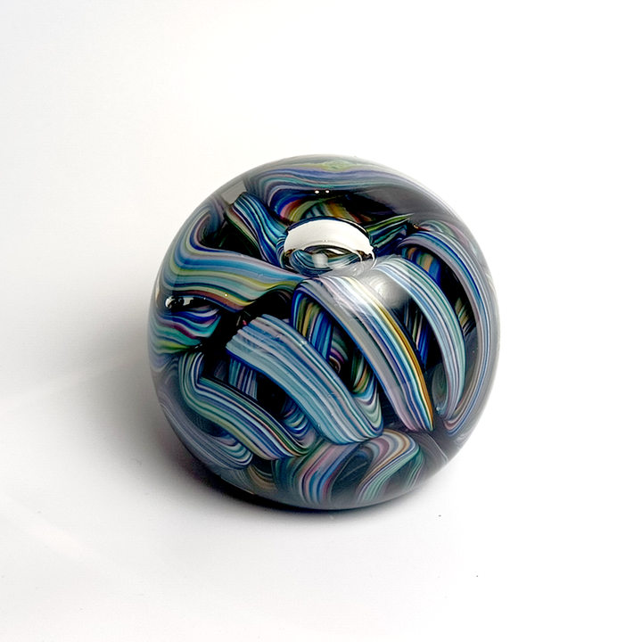 Hudson Glass Handblown Glass Ribbon Paperweight