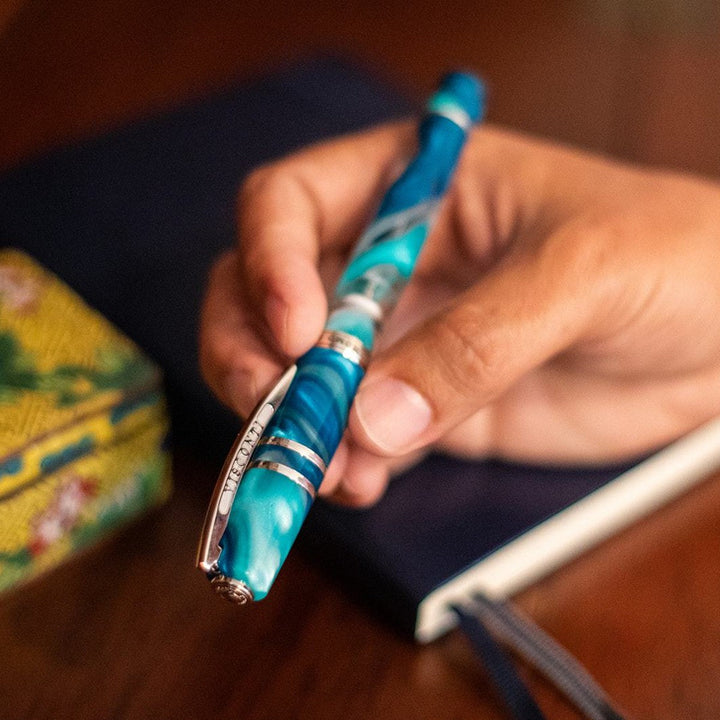 Visconti Homo Sapiens Fountain Pen - Blue Lagoon