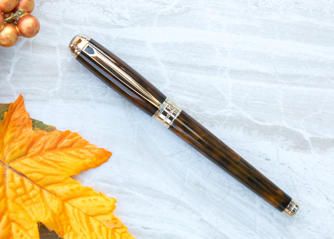 S.T. Dupont Line D Large Rollerball Pen - Atelier Brown Lacquer