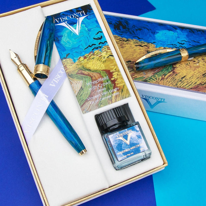 Visconti Van Gogh Wheatfield With Crows - Fountain Pen Gift Set