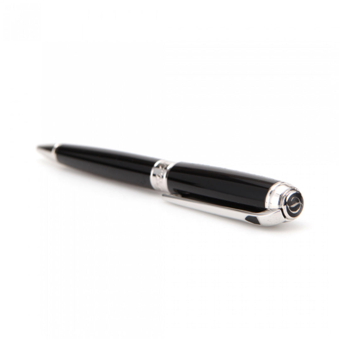 S.T. Dupont Line D Medium Ballpoint Pen - Black & Palladium