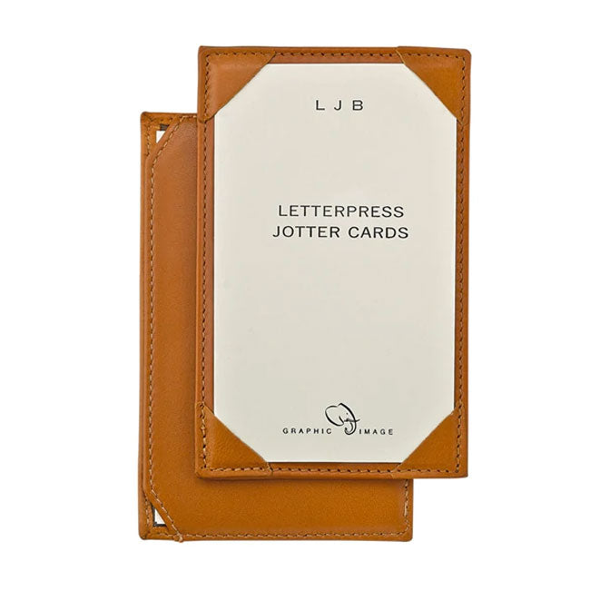 Graphic Image Traditional Leather Jotter