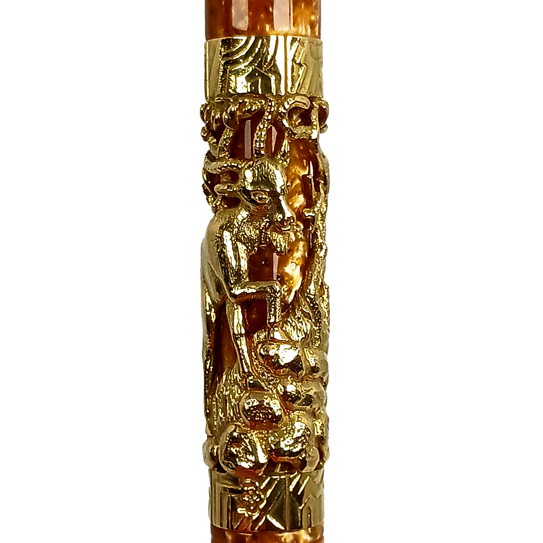 Montegrappa Limited Edition Oriental Zodiac Goat Gold Fountain Pen