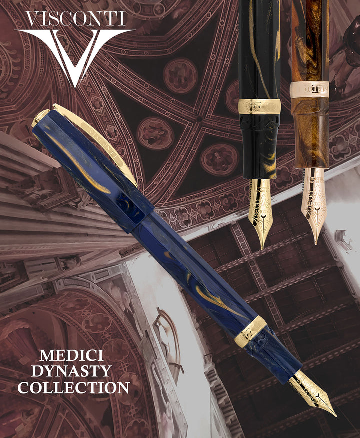 Visconti Medici Blue Imperiale - Fountain Pen