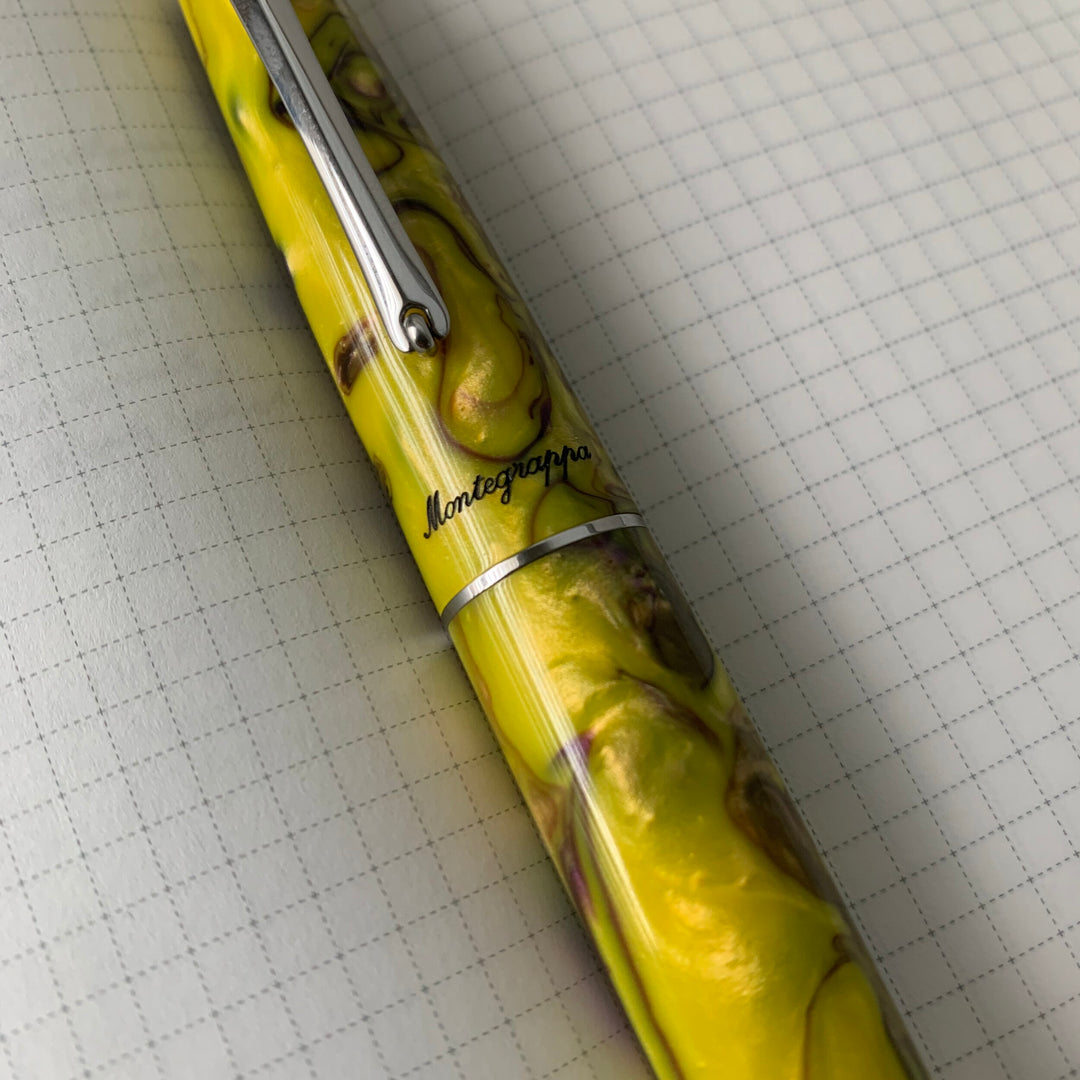 Montegrappa Elmo 01 Ballpoint Pen - Iris Yellow
