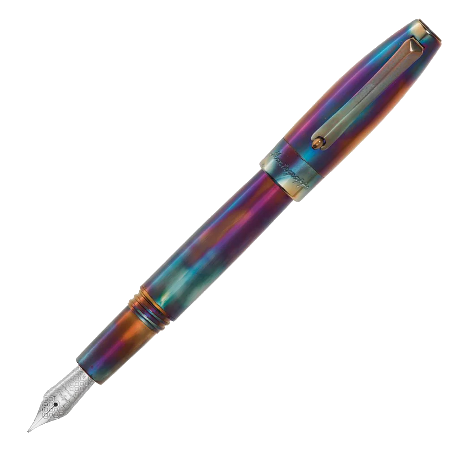Stylo Plume Montegrappa Fortuna Kragan RB – Plume En Or Jaune – Neuf – Pièce De Collection Et D'écriture