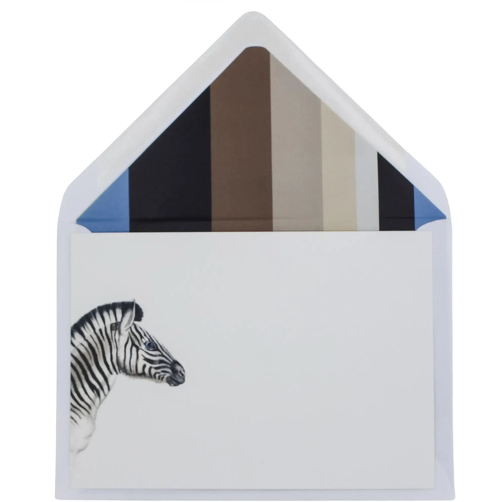 Mustard & Gray Notecard Set w/ Lined Envelopes