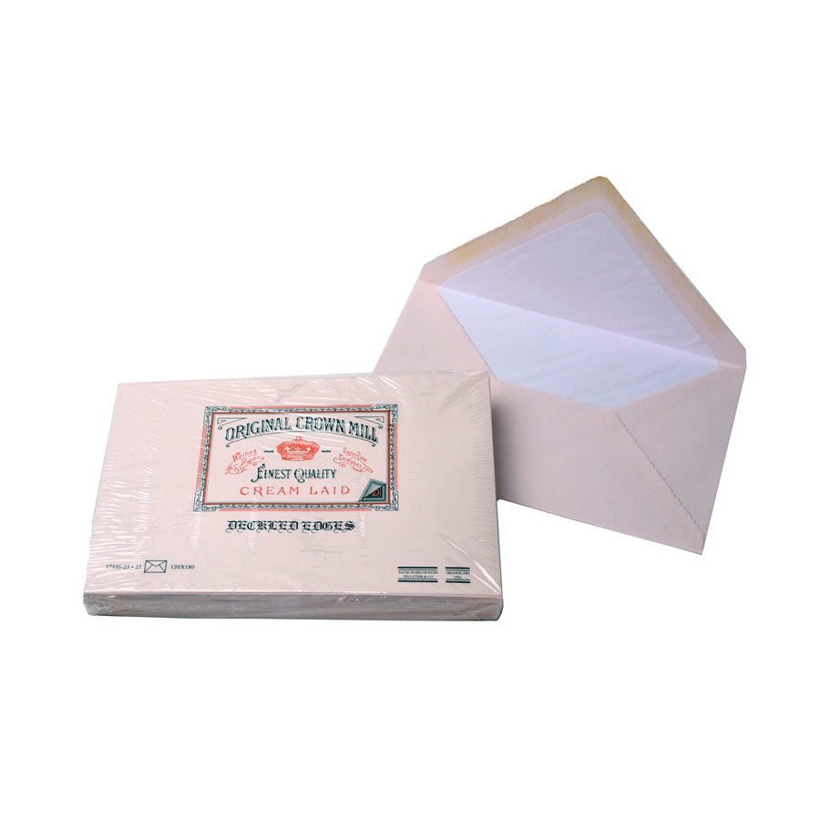 Crown Mill - 3.75 x 5.75" Classic Deckle Edge Envelopes (25pc)