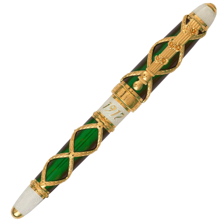 David Oscarson Russian Imperial Collection Emerald Green Pen