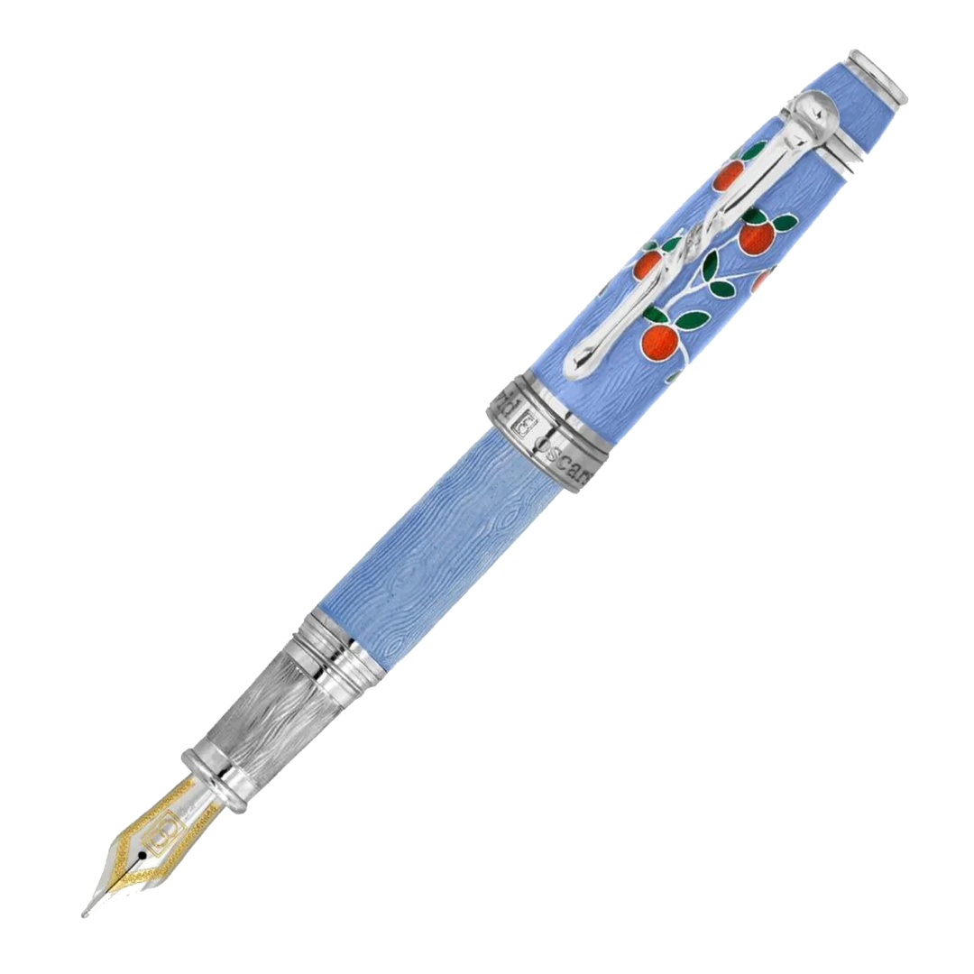 David Oscarson Tree of Life Azure Blue Pen
