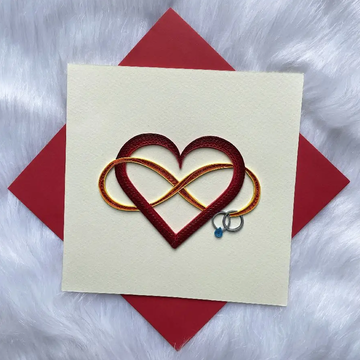 Eternity "Quilled" Greeting Card