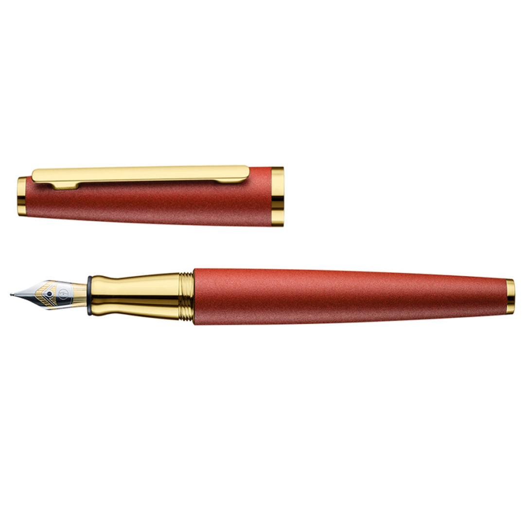 Otto Hutt Design 06 Ruby Red - Fountain Pen - 18K Gold