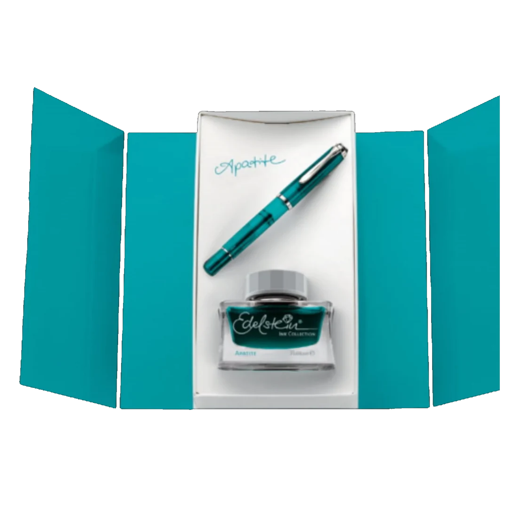 Pelikan Set Classic M205 Apatite with Edelstein® Apatite Ink of The Year 2022