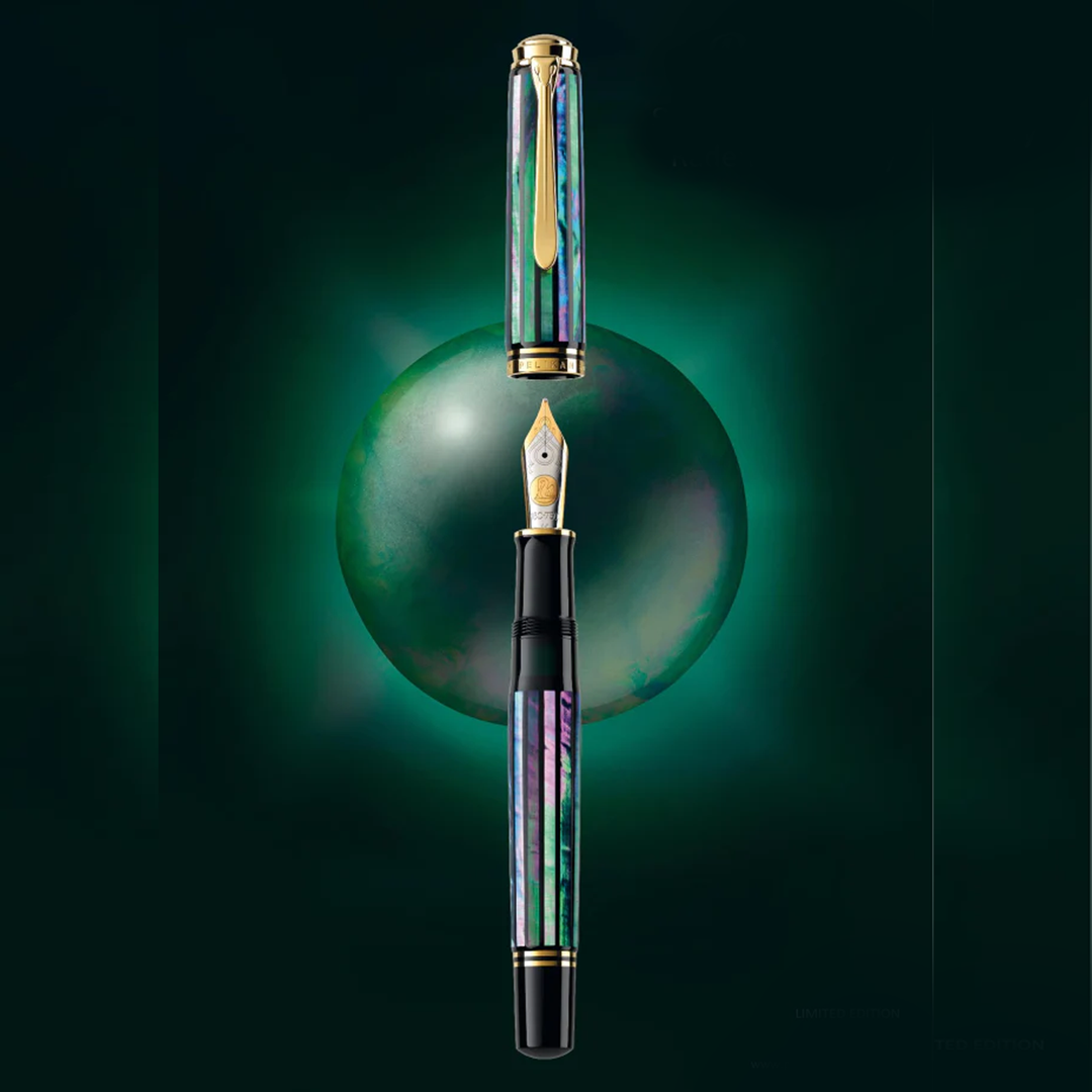 Pelikan Souverän M1000 Fountain Pen - Raden Green Ray
