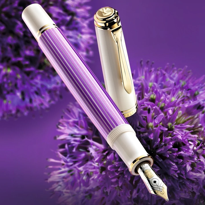 Pelikan M600 Fountain Pen - Violet-White Special Edition