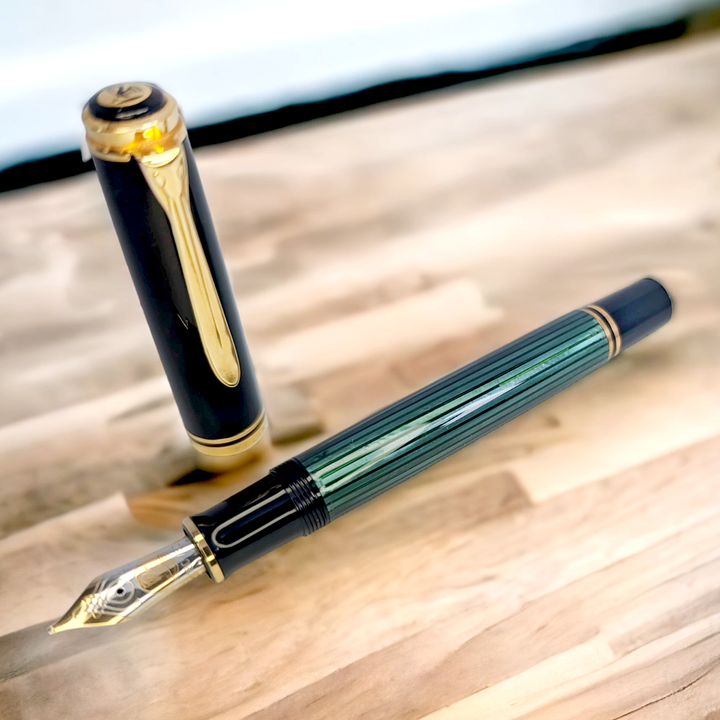 Pelikan Souverän M800 Black-Green Dual Tone - Fountain Pen