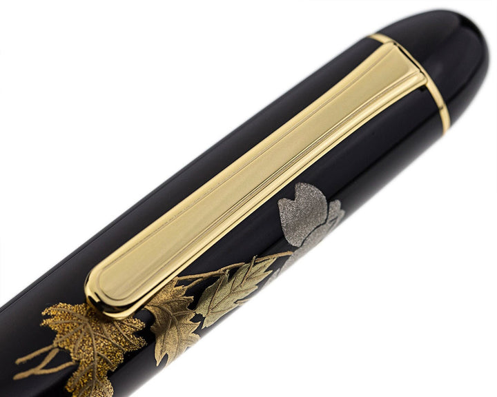 Platinum #3776 Century Urushi Maki-E Fountain Pen - Poppy
