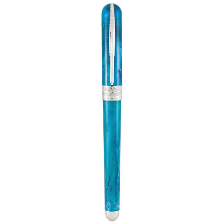 Pineider Avatar UR Fountain Pen - Abalone Green