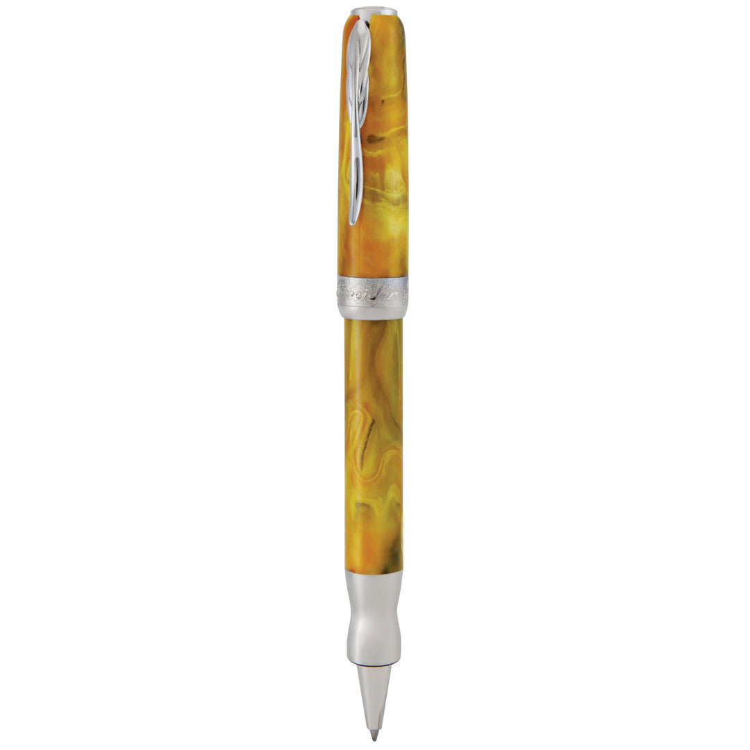 Pineider La Grande Bellezza Gemstones Rollerball Pen - Tiger's Yellow