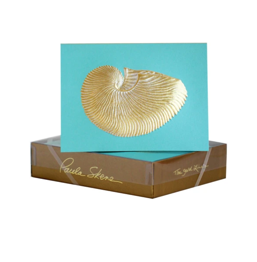 Gold Foiled Paper Nautilus (8)