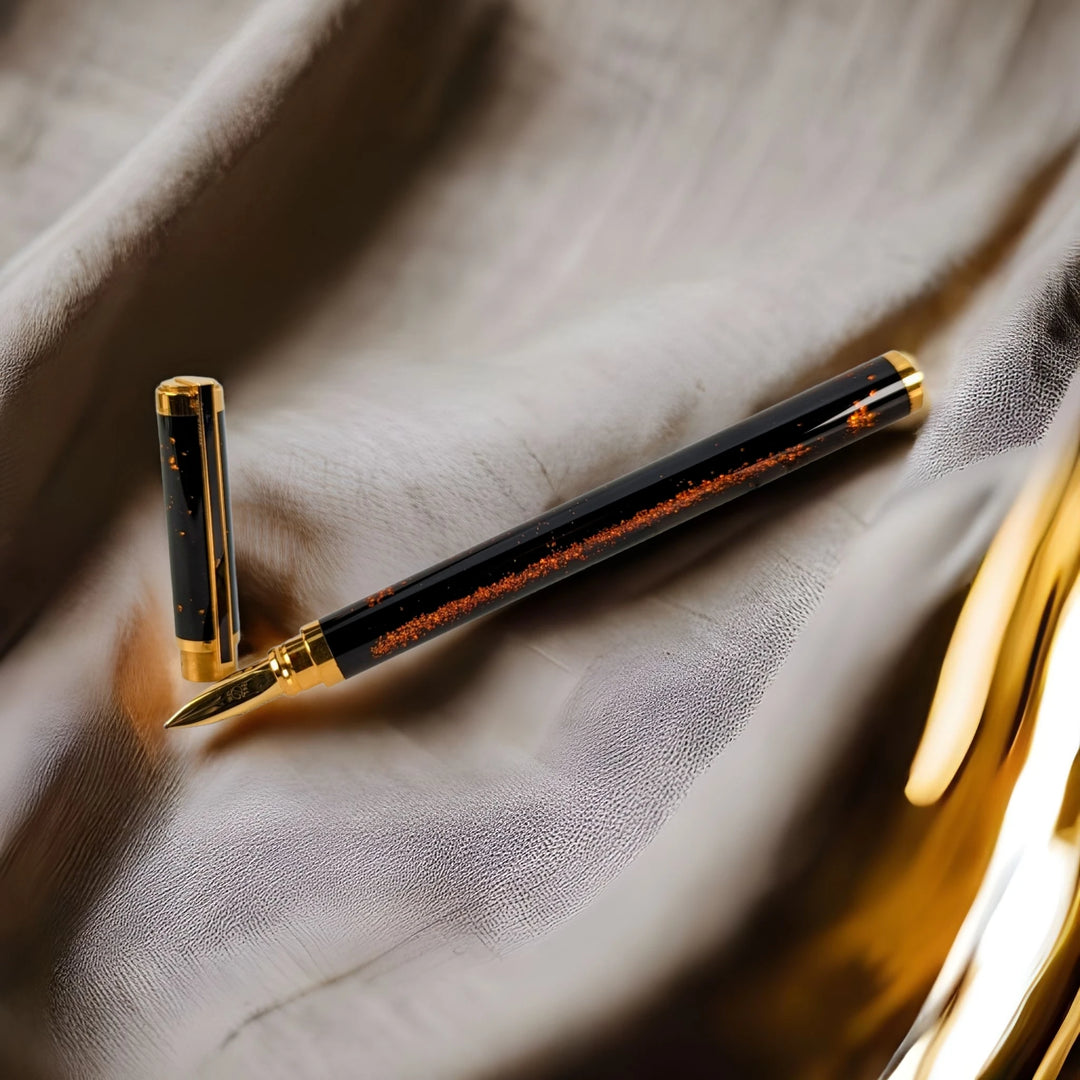 S.T. Dupont Gold Fountain Pen Available For Immediate Sale At