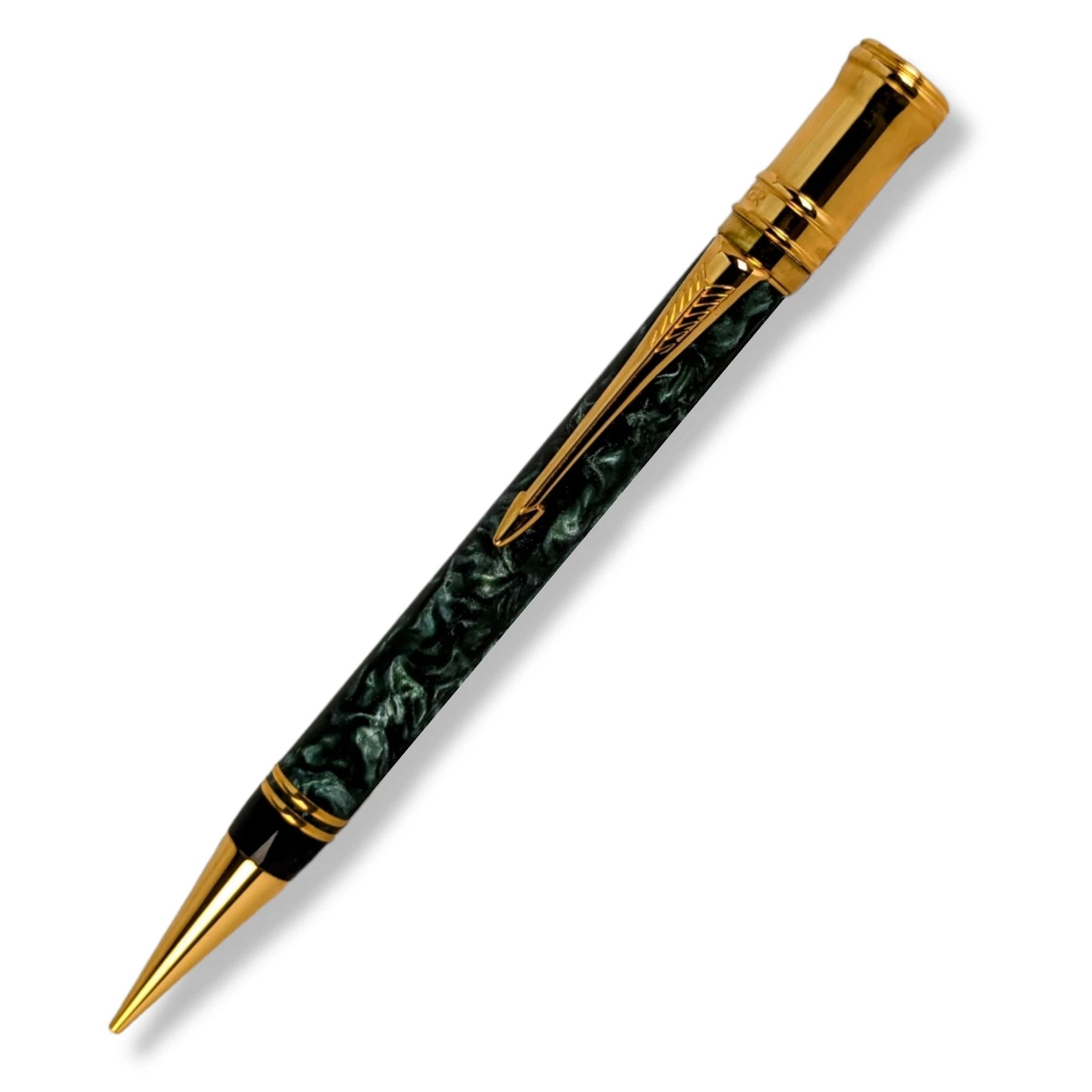 Parker Duofold Centennial Green Marbled Mechanical Pencil – The ...