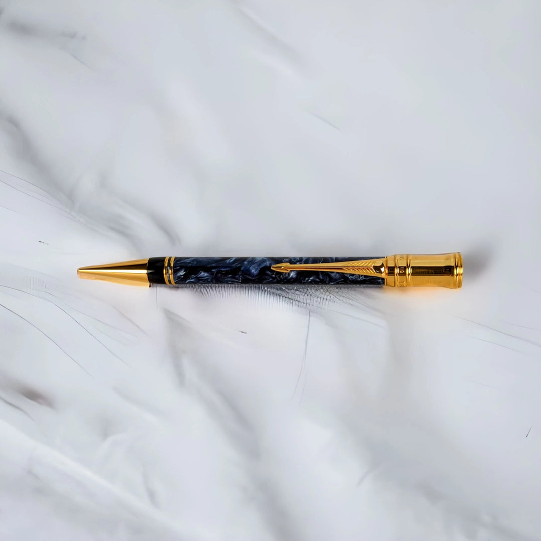 Parker Duofold Centennial Blue Marbled Mechanical Pencil