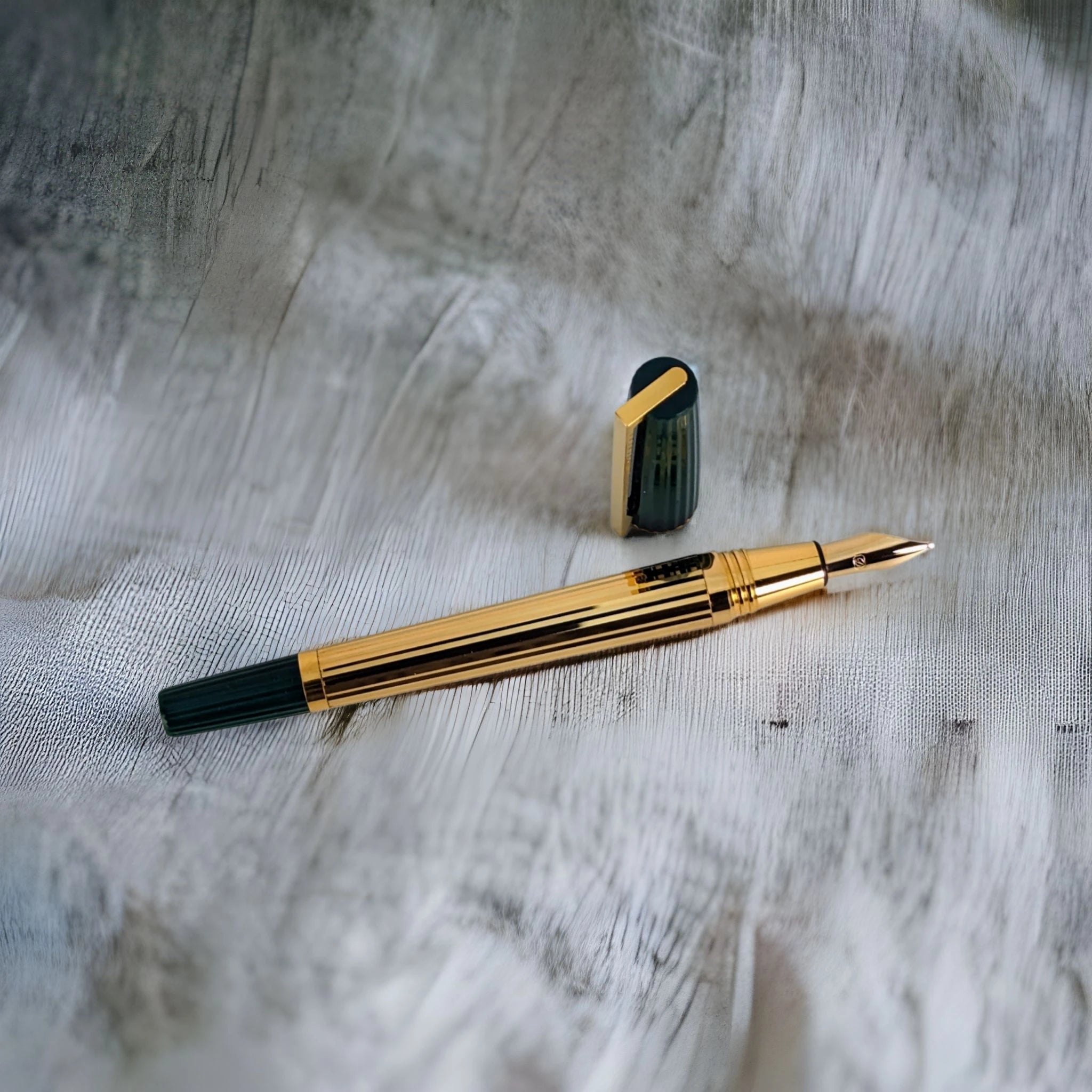 Présentoir Vintage Pour Stylos Plume Eversharp - À Restaurer, Manque 2 Capuchons