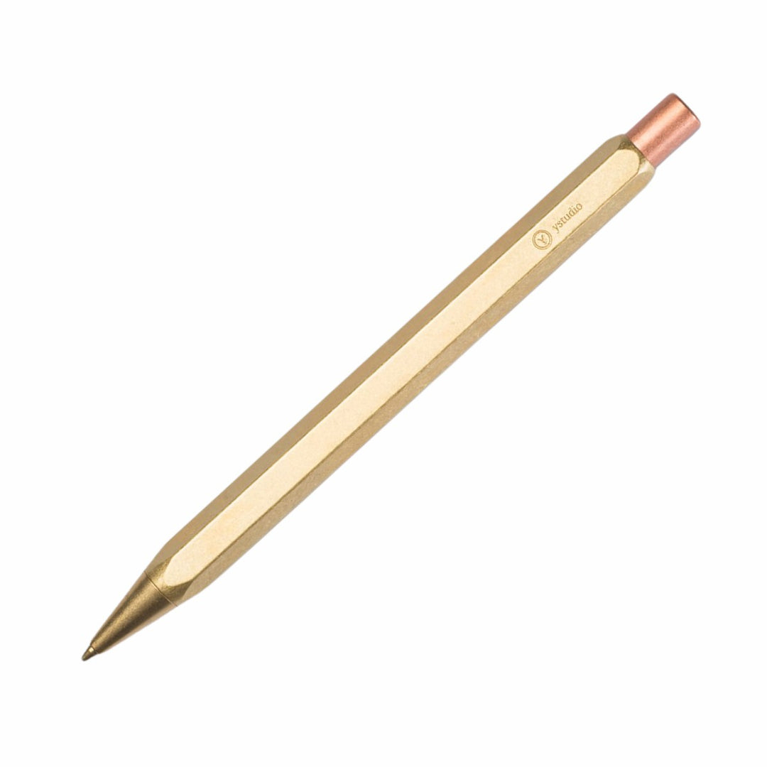YStudio Classic Revolve 0.7mm Mechanical Pencil - Brass
