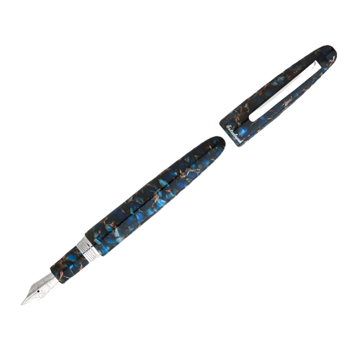 Estie Nouveau Blue Oversized Fountain Pen