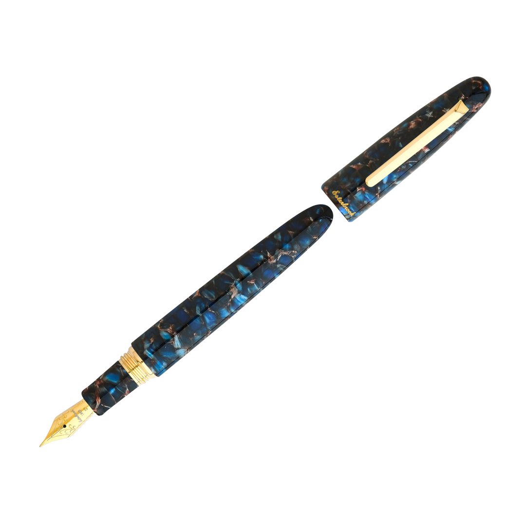 Estie Nouveau Blue Oversized Fountain Pen