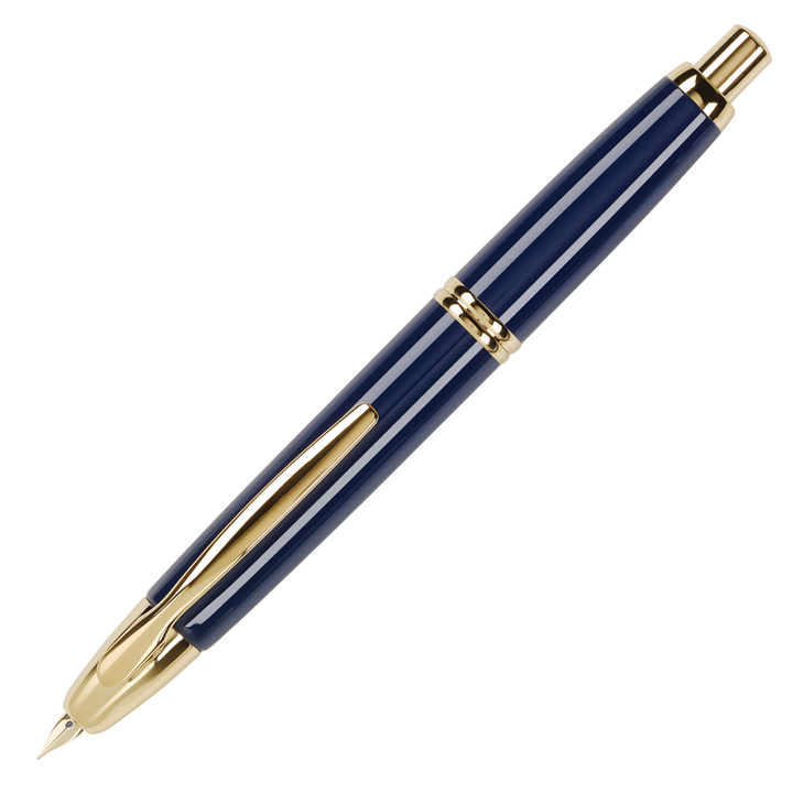 Pilot Vanishing Point Blue / Gold Fountain Pen