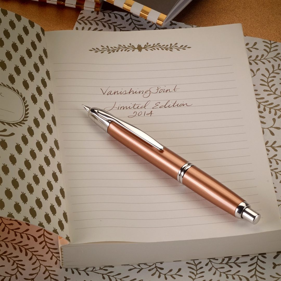 Pilot Vanishing Point 2014 Limited Edition Copper Fountain Pen