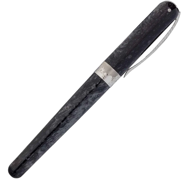 Pineider Avatar Coal Gray Fountain Pen Steel Nib