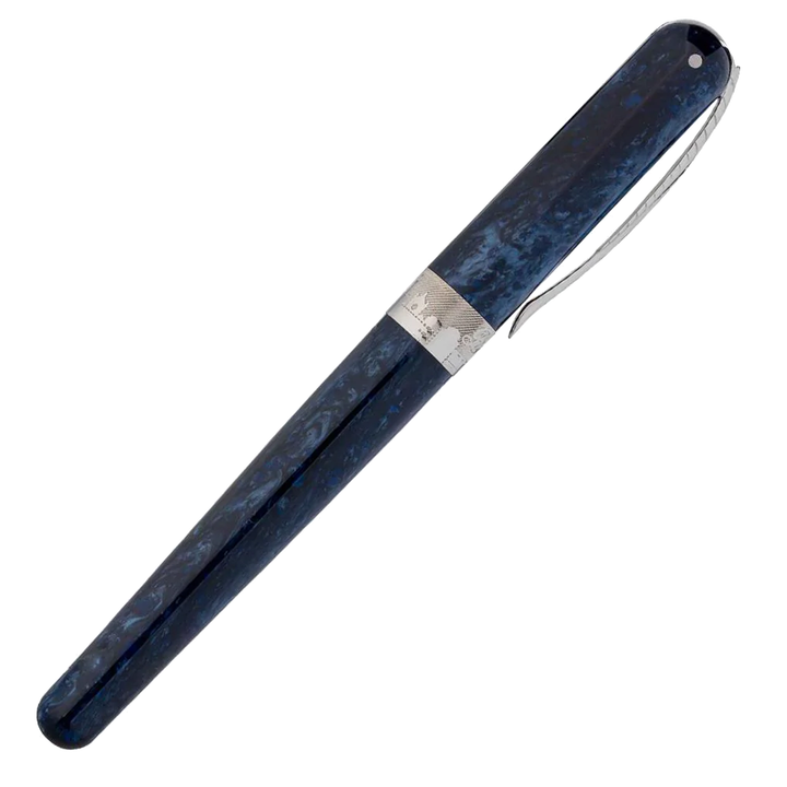 Pineider Avatar Pacific Blue Fountain Pen Steel Nib
