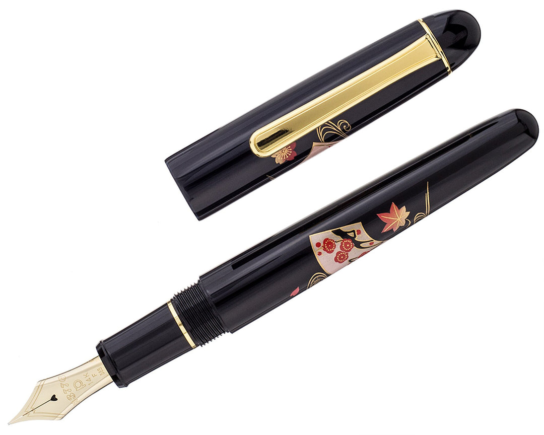 Platinum #3776 Century Urushi Maki-E Fountain Pen - Senmen